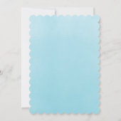 Hete Luchtballon Monkey Boys Baby shower Uitnodigi Kaart (Achterkant)