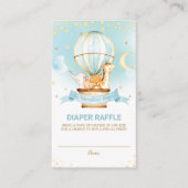 Hete Luchtballon Oerwoud Dieren Jongensluier Raffl Informatiekaartje (Voorkant)