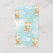 Hete Luchtballon Oerwoud Dieren Jongensluier Raffl Informatiekaartje (Achterkant)