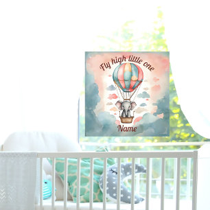 Hete Luchtballon Olifant Raamsticker