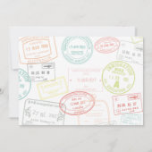 Hete Luchtballon omhoog & weg Baby shower Kaart (Achterkant)