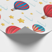 Hete Luchtballon ontwerp Cadeaupapier (Hoek)