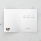 Hete Luchtballon Panda Gelukkige Valentijnsdag Kaart (Binnen)