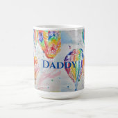 Hete Luchtballon Papa kleurrijke Waterverf Mok (Center)