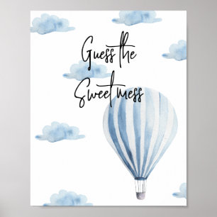 Hete luchtballon - Raad de zoete puinhoop Poster