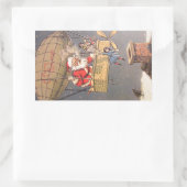 Hete Luchtballon Santa Claus  Sticker (Tas)