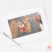 Hete Luchtballon Santa Claus  Sticker (Envelop)