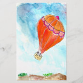 Hete Luchtballon Scrapbook papier (Voorkant)