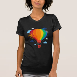 Hete Luchtballon T-shirt Hete Luchtballon Rides Fe