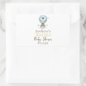 Hete Luchtballon Teddy Bear Cloud Bird Rechthoekige Sticker (Tas)