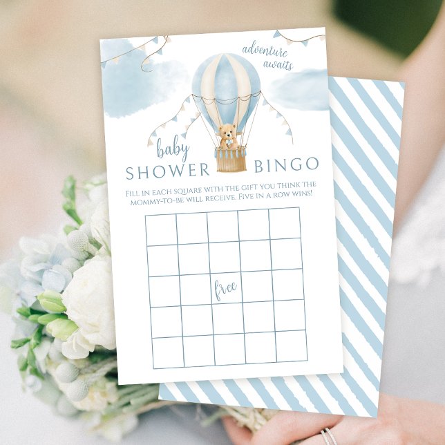 Hete luchtballon Teddy beer baby boy douche spelle (Creator heeft geüpload)