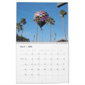 Hete Luchtballon Twee pagina Medium Kalender, Wit Kalender (Mar 2026)