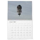 Hete Luchtballon Twee pagina Medium Kalender, Wit Kalender (Jan 2027)