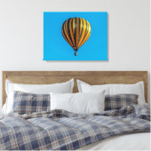 Hete luchtballon uitzicht canvas print (Insitu (Slaapkamer))