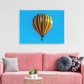 Hete luchtballon uitzicht canvas print (Insitu (Woonkamer))
