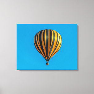 Hete luchtballon uitzicht canvas print
