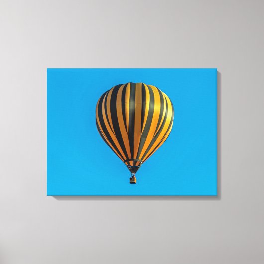 Hete luchtballon uitzicht canvas print (Voorkant)