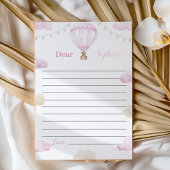 Hete Luchtballon Verjaardagstijd Capsule Bericht K Bedankkaart