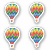 Hete Luchtballon Vinyl Gesneden sticker (Voorkant)