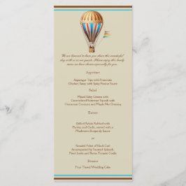  Hete Luchtballon Wedding Menu