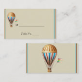 Hete Luchtballon Wedding Place Cards Plaatskaartje (Voorkant / Achterkant)