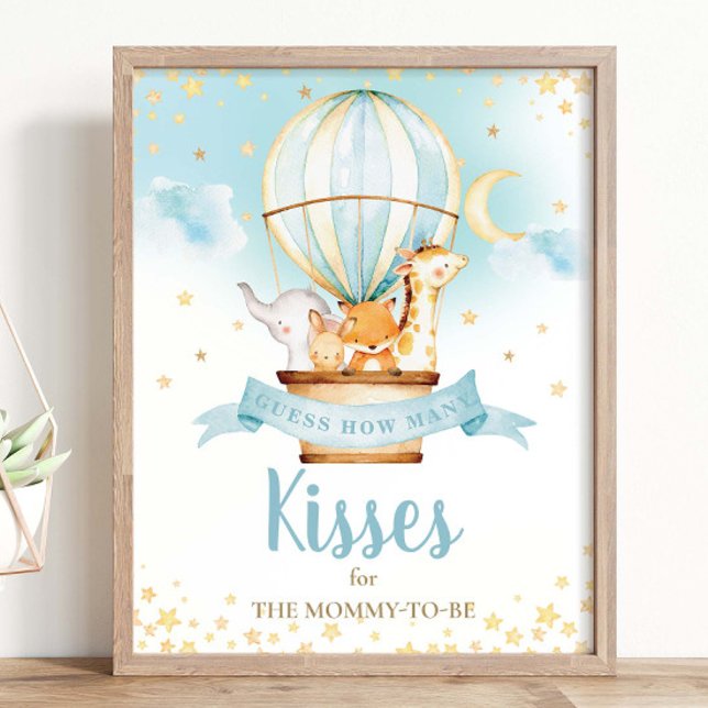 Hete luchtballondieren raden hoeveel kussen spel (Creator heeft geüpload)