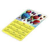 Hete Luchtballonnen 2012 Kalender Magneet (Linkerzijde)