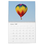 Hete luchtballonnen 2026 kalender (Jan 2027)