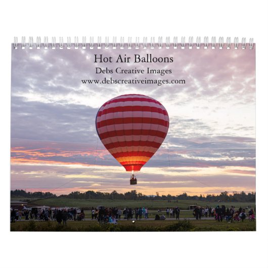 Hete luchtballonnen 2026 kalender (Hoes)