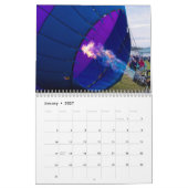 Hete luchtballonnen 2026 kalender (Jan 2027)