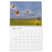 Hete luchtballonnen 2026 kalender (Feb 2027)