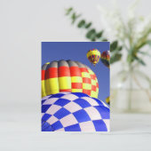 Hete Luchtballonnen Custom Briefkaart (Staand voorkant)