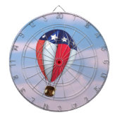 hete luchtballonnen dartbord (Voorkant)