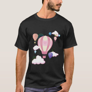 Hete luchtballonnen De lucht is de limiet creatiev T-shirt