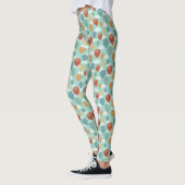 Hete Luchtballonnen en Witte Wolken Patterned Leggings (Links)