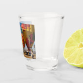 Hete Luchtballonnen Festival Lake Havasu Shot Glas (Rechts)
