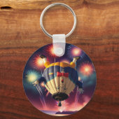 Hete Luchtballonnen Festival Lake Havasu Sleutelhanger (Voorkant)