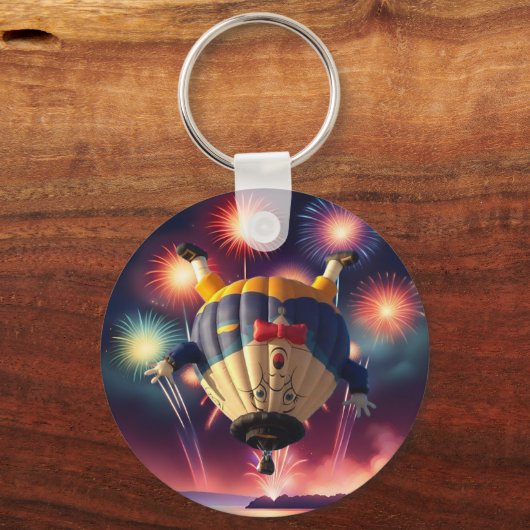 Hete Luchtballonnen Festival Lake Havasu Sleutelhanger (Voorkant)