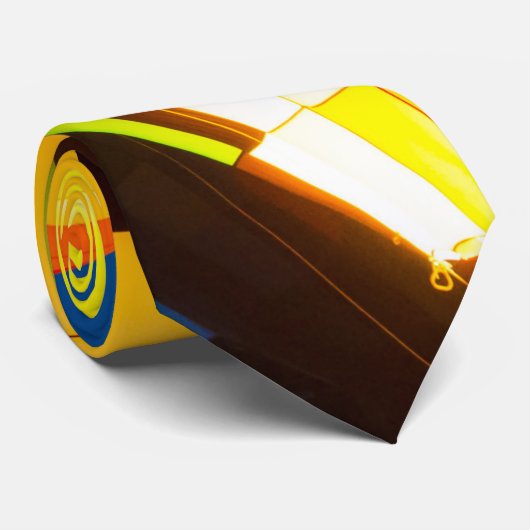 Hete Luchtballonnen Gloed Stropdas (Opgerold)