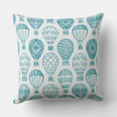 hete luchtballonnen Ik pauw Kussenhoes Kussen (Achterkant)