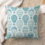 hete luchtballonnen Ik pauw Kussenhoes Kussen (Deken)