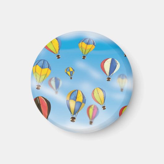 hete luchtballonnen magneet (Voorkant)