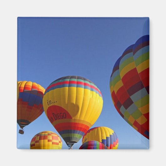 Hete luchtballonnen magneet (Voorkant)