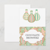 Hete Luchtballonnen Party Tafeltent Kaart (Voorkant / Achterkant)