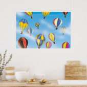 hete luchtballonnen poster (Keuken)