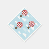 Hete luchtballonnen servet (Hoek)