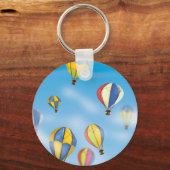hete luchtballonnen sleutelhanger (Voorkant)