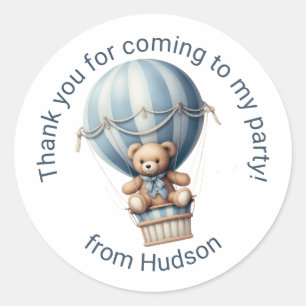 Hete Luchtballonpartij Ronde Sticker