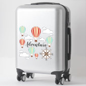 Hete Luchtballons Avontuur Sticker (Koffer)