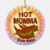 Hete Mama Keramisch Ornament (Voorkant)